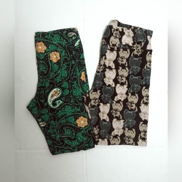 LuLaRoe Pants - Lularoe Tall/Curvy Leggings Bundle Of 2